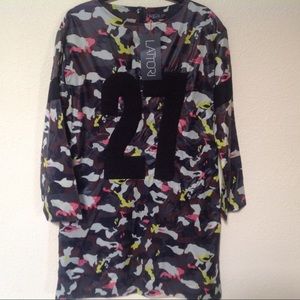 NEW Lattori Collection dress  L Camouflage 27 camo